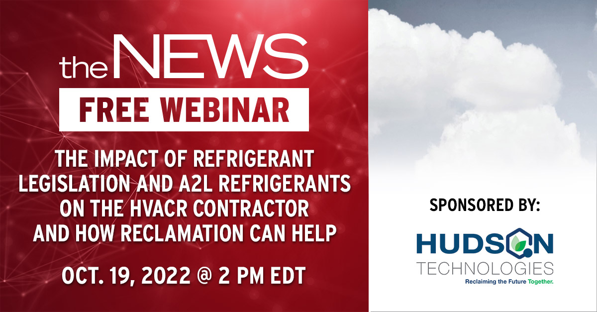 The Impact of Refrigerant Legislation and A2L Refrigerants on the HVACR