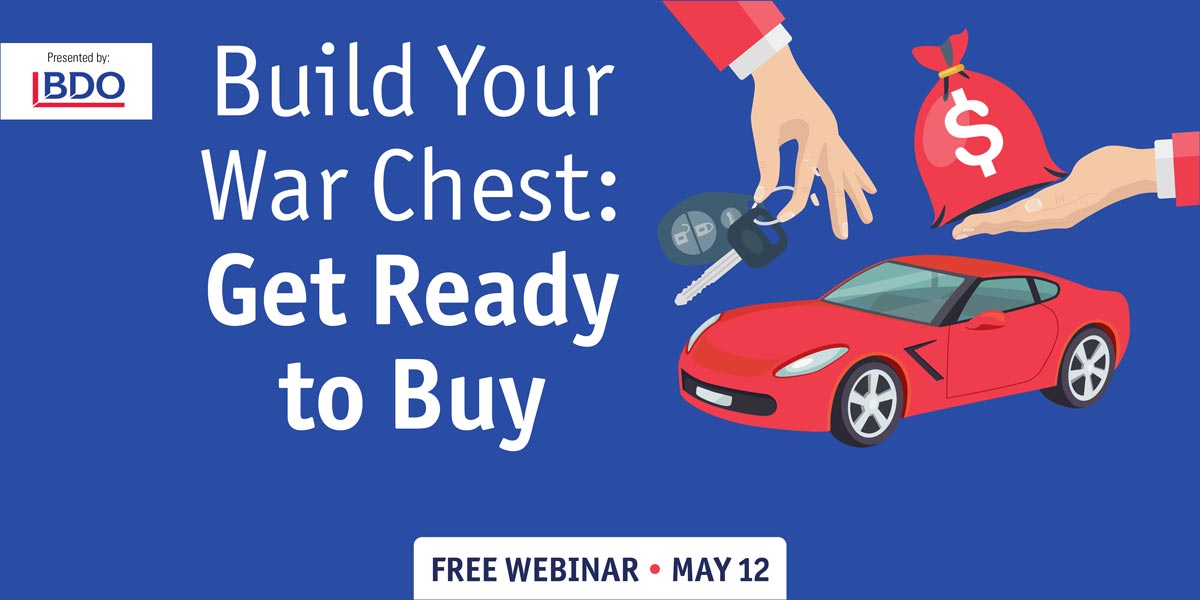Build Your War Chest Get Ready to Buy
